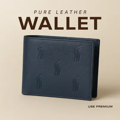 Ral'ph La'uren Premium Wallet -Black