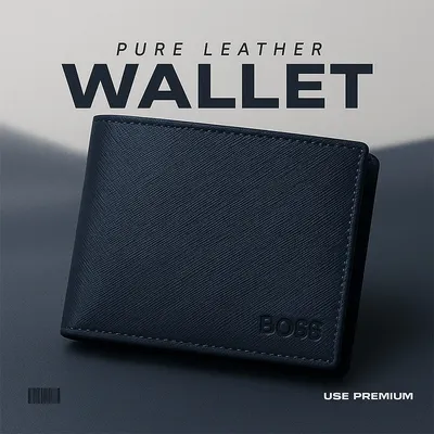 Hugo Boss Premium Wallet -Navy