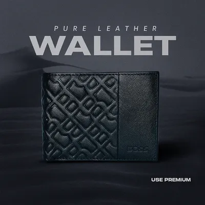 Hugo Boss Short Wallet S7 -Navy