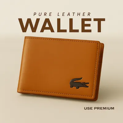Lacoste Wallet -Light Brown
