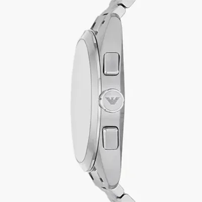 Emporio Armani Chronograph Gunmetal Blue Dial Men's Watch