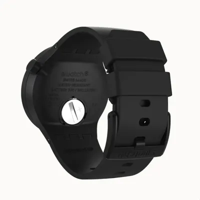 Swatch Unisex Bioceramic Big Bold C-Black Standard Watch
