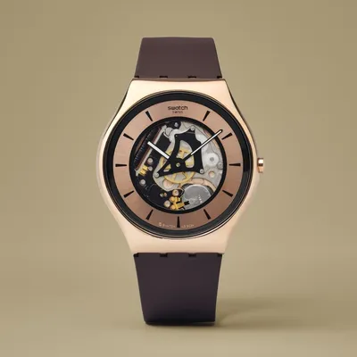 Swatch New Skin Irony  Copper Flame Watch