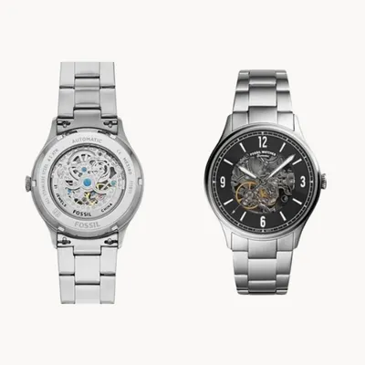 Fossil Forrester Automatic Stainless Steel Men's Watch