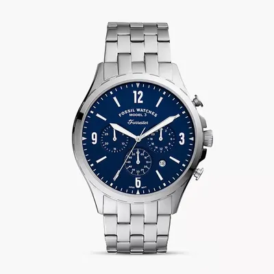 Fossil Forrester Chronograph Blue Dial Men's Watch