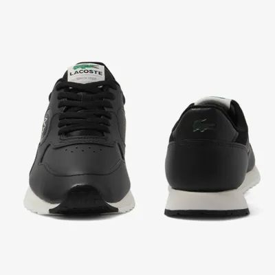 Lacoste Men's Linetrack Leather Trainers 