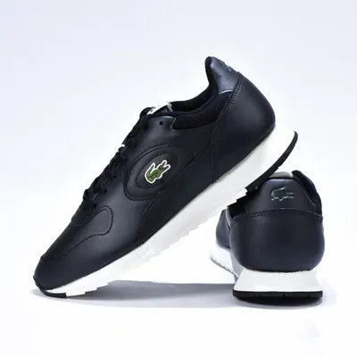 Lacoste Men's Linetrack Leather Trainers 