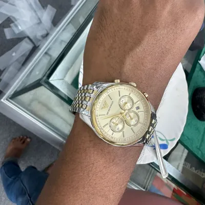 Emporio Armani Two Tone Men's Watch