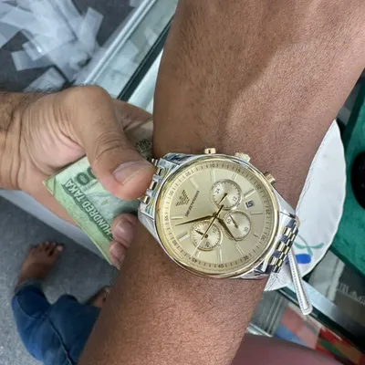 Emporio Armani Two Tone Men's Watch