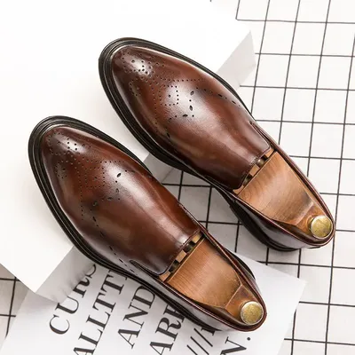 Prestige Brown Slip-on Shoes