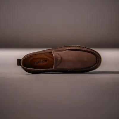 Quick Slip Leather Loafer 