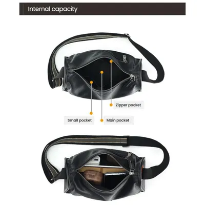 VERSATILE BLACK SATCHEL BAG