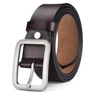 Luxurious Buckle Men’s Leather Belt