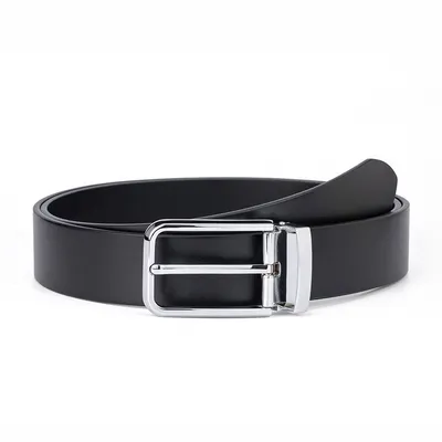 Solid Loop Men’s Leather Belt