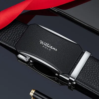 Apex Clasp Men’s Leather Belt