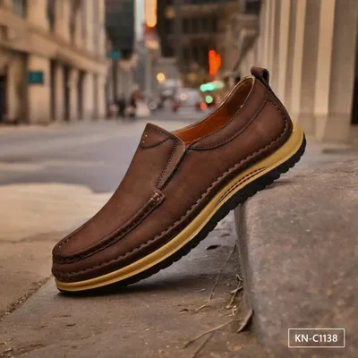 Quick Slip Leather Loafer 