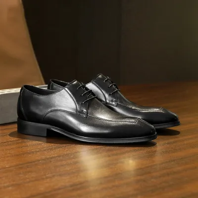 Men Leather Shoes Elegant For Wedding Dress 2