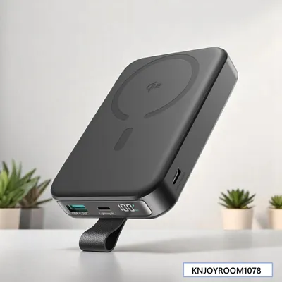 JOYROOM JR-PBM11 22.5W Qi2 Magnetic Wireless Power Bank with Kickstand (10000mAh)