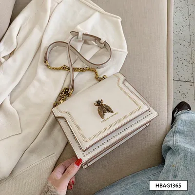 WHITE PEONY WOMEN'S HANDBAG