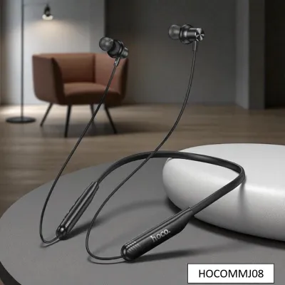 Hoco MMJ08 Wireless Neckband | 40-Hour Talk/Music Time | 400-Hour Standby