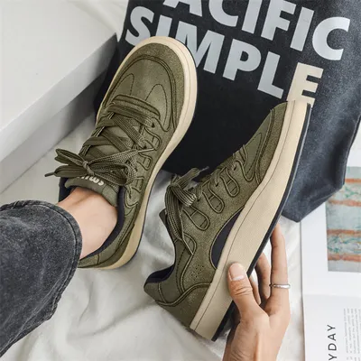 Breathable Lace Up Versatile Canvas Shoes