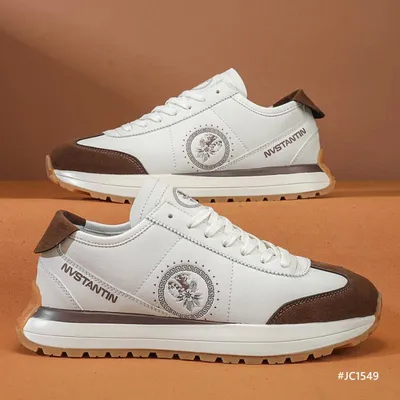 Retro Leather Sports Men’s Shoes – Lightweight and Stylish Casual Shoes