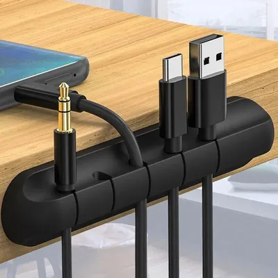 Self-Adhesive Cable Organizer (1 Pc)