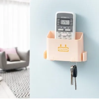 Wall Mount Multi-functional Phone Holder (1 Pc)