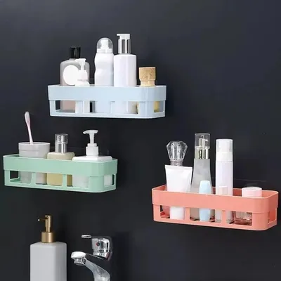 Plastic Shelf Wall Storage Rack (1 Pc)