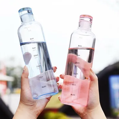 Transparent Water Bottle (1 Pc)