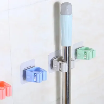 Mop Holder Self Adhesive Hooks (2 Pc)