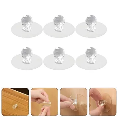 Self Adhesive Cabinet Drawer Hooks (10 Pc)