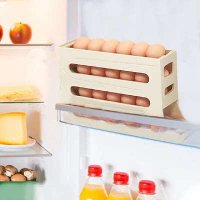 Large Capacity 4 Layer Egg Storage Rack