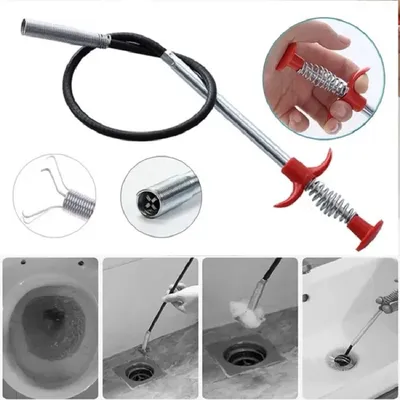  Spring Pipe cleaning Cable Drain Snake Tool