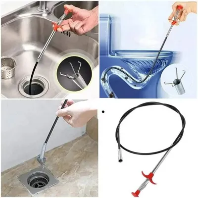  Spring Pipe cleaning Cable Drain Snake Tool