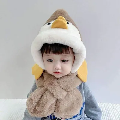 Cute baby winter cap