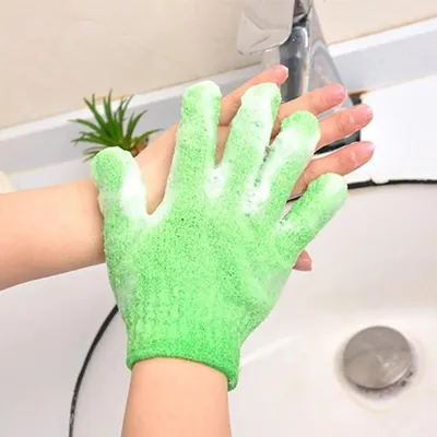 Shower Bath Gloves Exfoliating Massage Body Scrubber (1 pair)