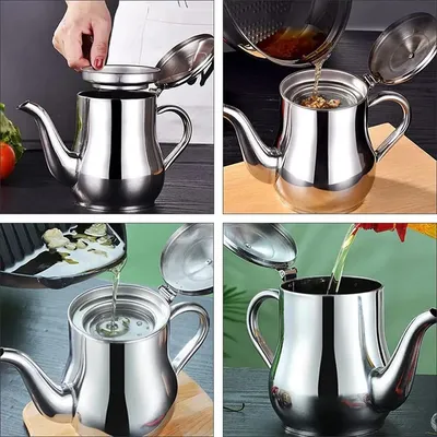 Stainless Steel Oil kettle Large (700 ML)
