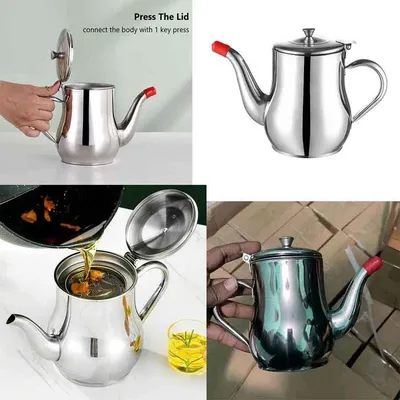 Stainless Steel Oil kettle Large (700 ML)
