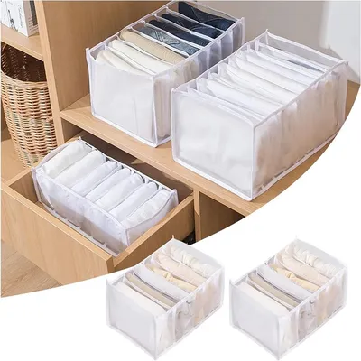 Foldable and Washable Wardrobe Clothes Organizer