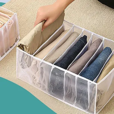 Foldable and Washable Wardrobe Clothes Organizer