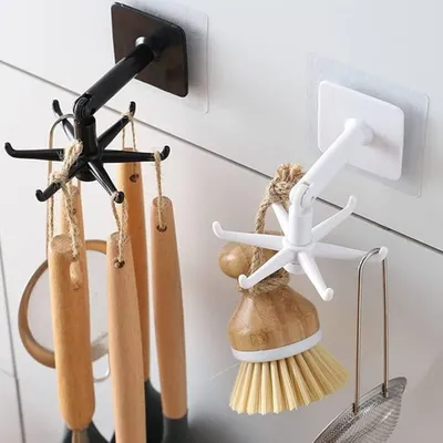 Multi-Purpose 360 Degree Rotatable Kitchen Hook (1 Pc)
