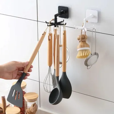 Multi-Purpose 360 Degree Rotatable Kitchen Hook (1 Pc)