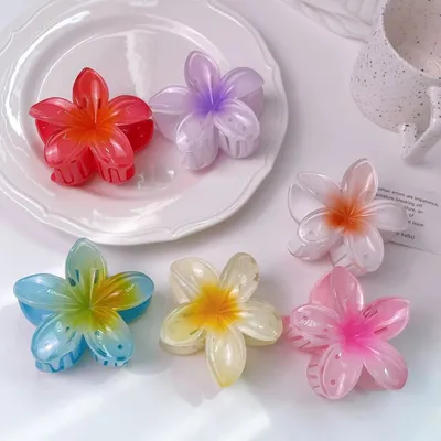 Small Size Flower Fashion Hair Clips (2 pc)