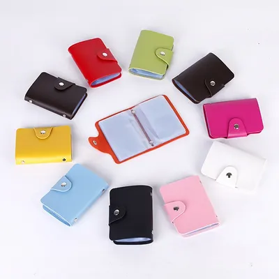 Multi Color 24 Slot Card Holder