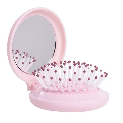 Folding Air Comb With Mirror 