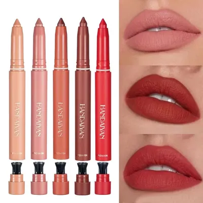 HANDAIYAN Velvet Matte Crayon Lip Liner Pencil Lipstick