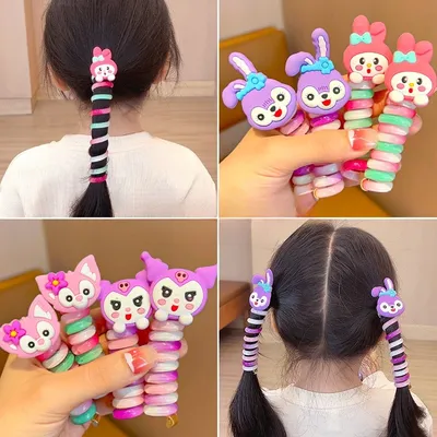 Fancy Stylish Wire Hair Rubber Band (2 pc)