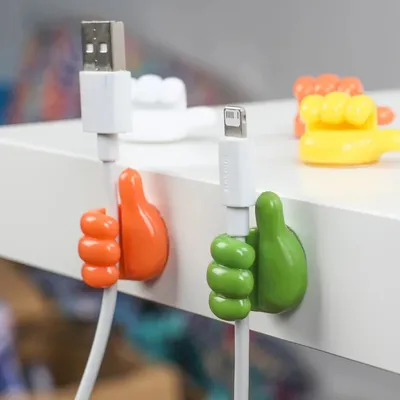 Multifunctional Cable Organizer Clip Holder (10 pcs)