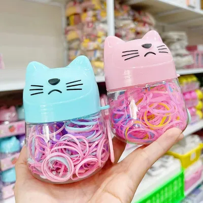 Elastic Colorful Cute Rubber Hair Bands (1 pc)